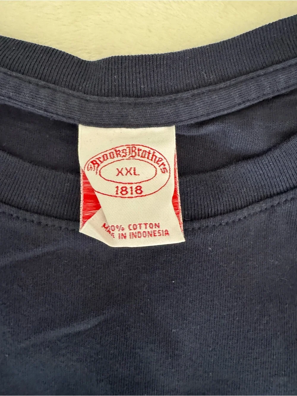 Men’s Cotton Brooks Brothers T-Shirt XXL - Picture 4 of 4